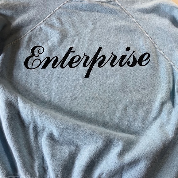 Vintage 60s-70s Sweatshirt "Enterprise" "Gidget" L - Picture 3 of 6